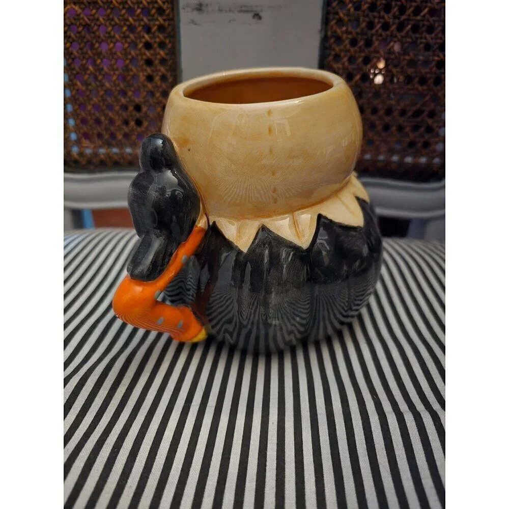 Johanna Parker Harvest Male Scarecrow Fall Coffee Mug Autumn